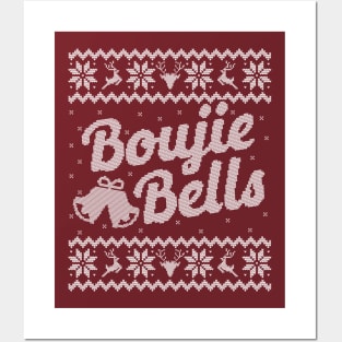 Ugly Christmas Sweater Boujie Bells Posters and Art